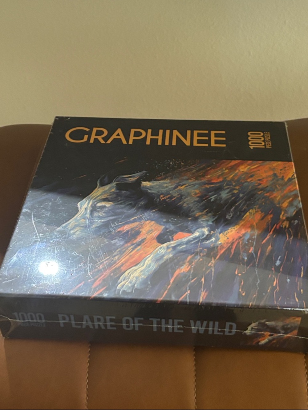 Flare of the Wild 1000-Piece Jigsaw Puzzle - Black & Orange